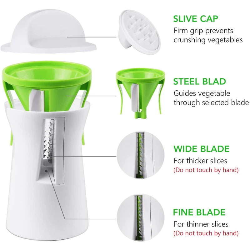 Heavy Duty Spiralizer Vegetable Slicer - Ongo24