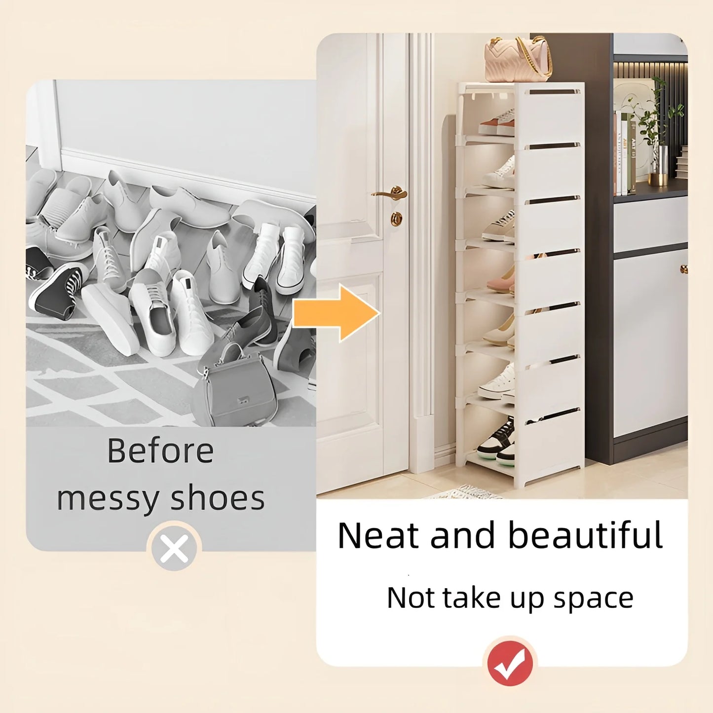 Space-Saving 6/8 Layers Shoe Rack - Ongo24