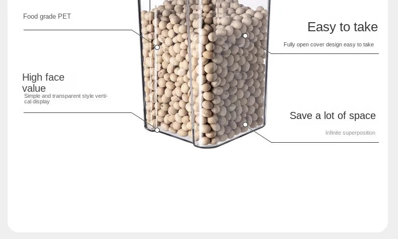 Sealed Kitchen Grain Storage Jars Set - Ongo24