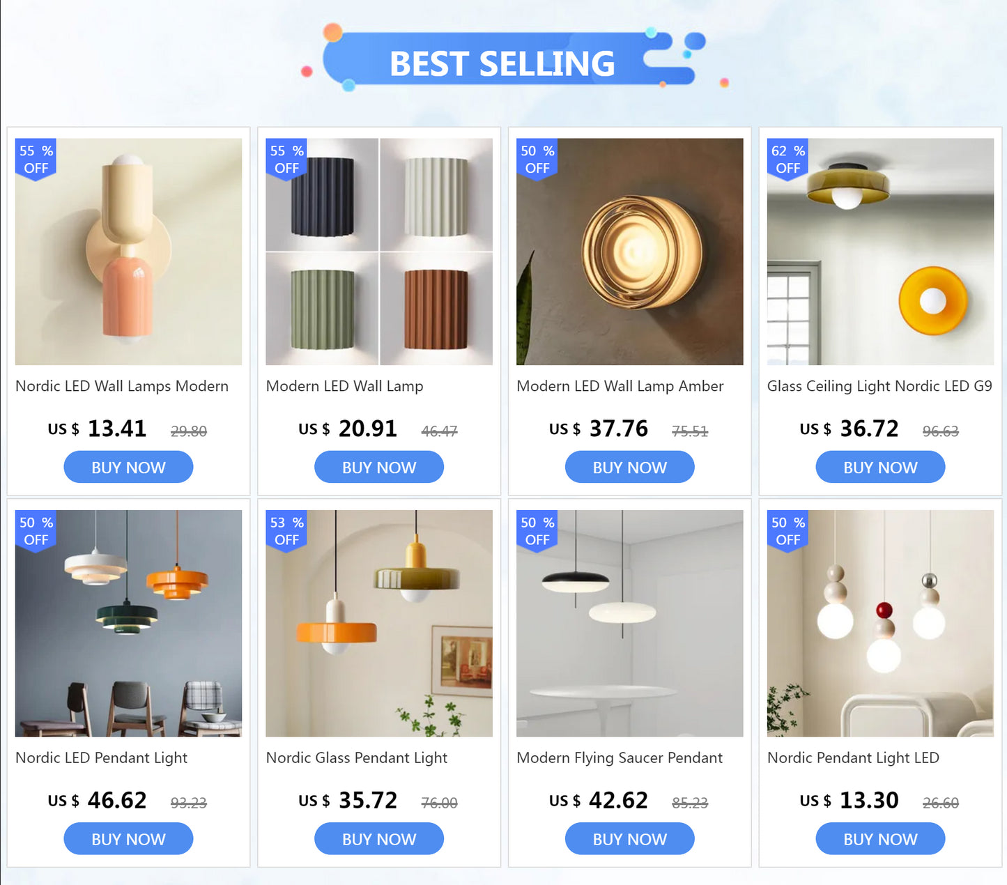 Modern Nordic LED Wall Lamp - Ongo24