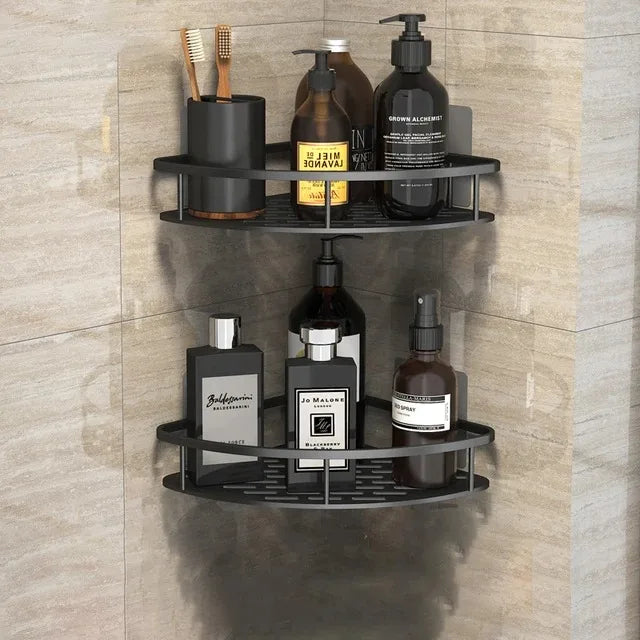 No Drill Wall Mount Bathroom Corner Shelf - Ongo24