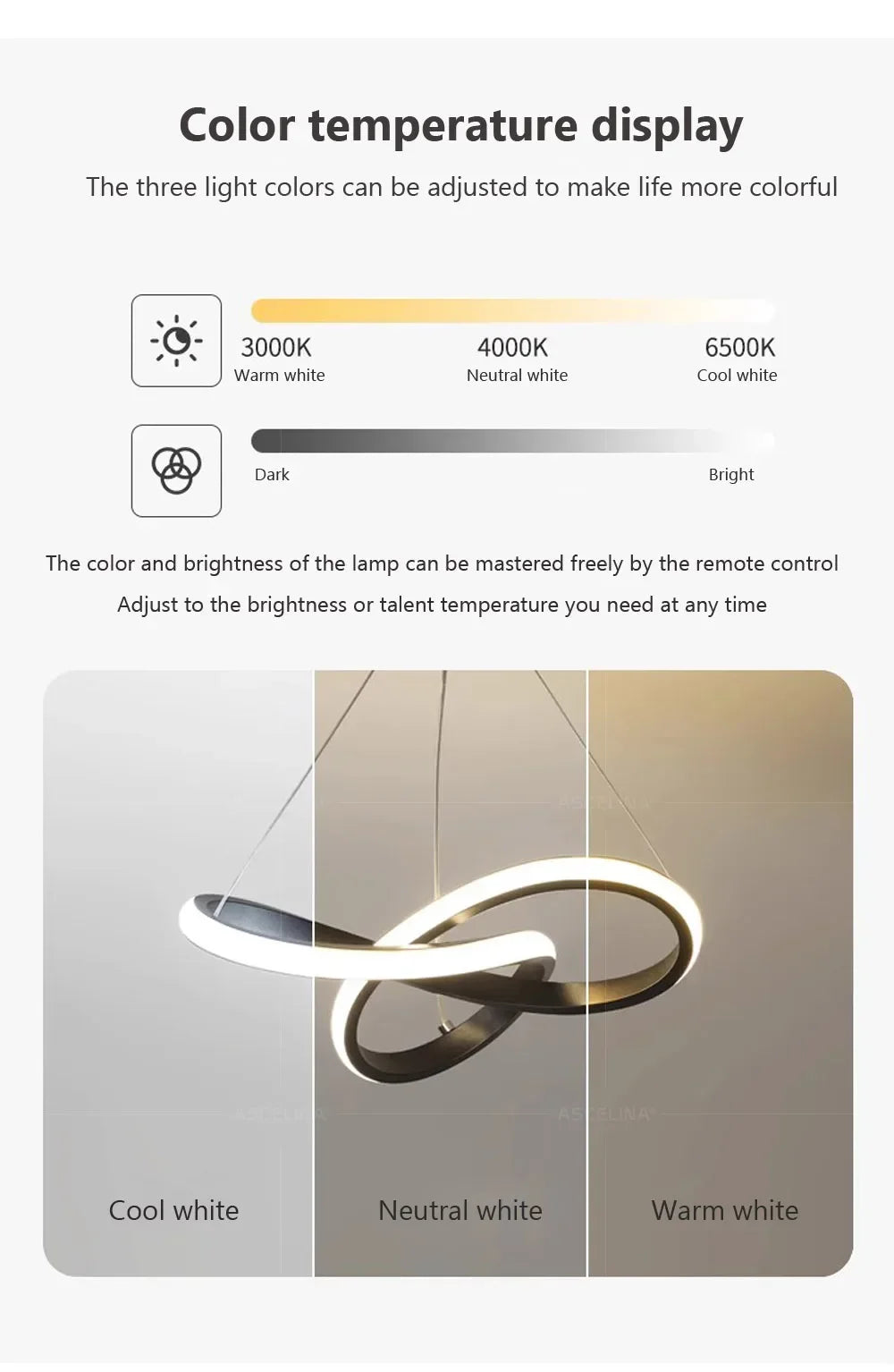 Nordic Gold LED Pendant Light - Ongo24