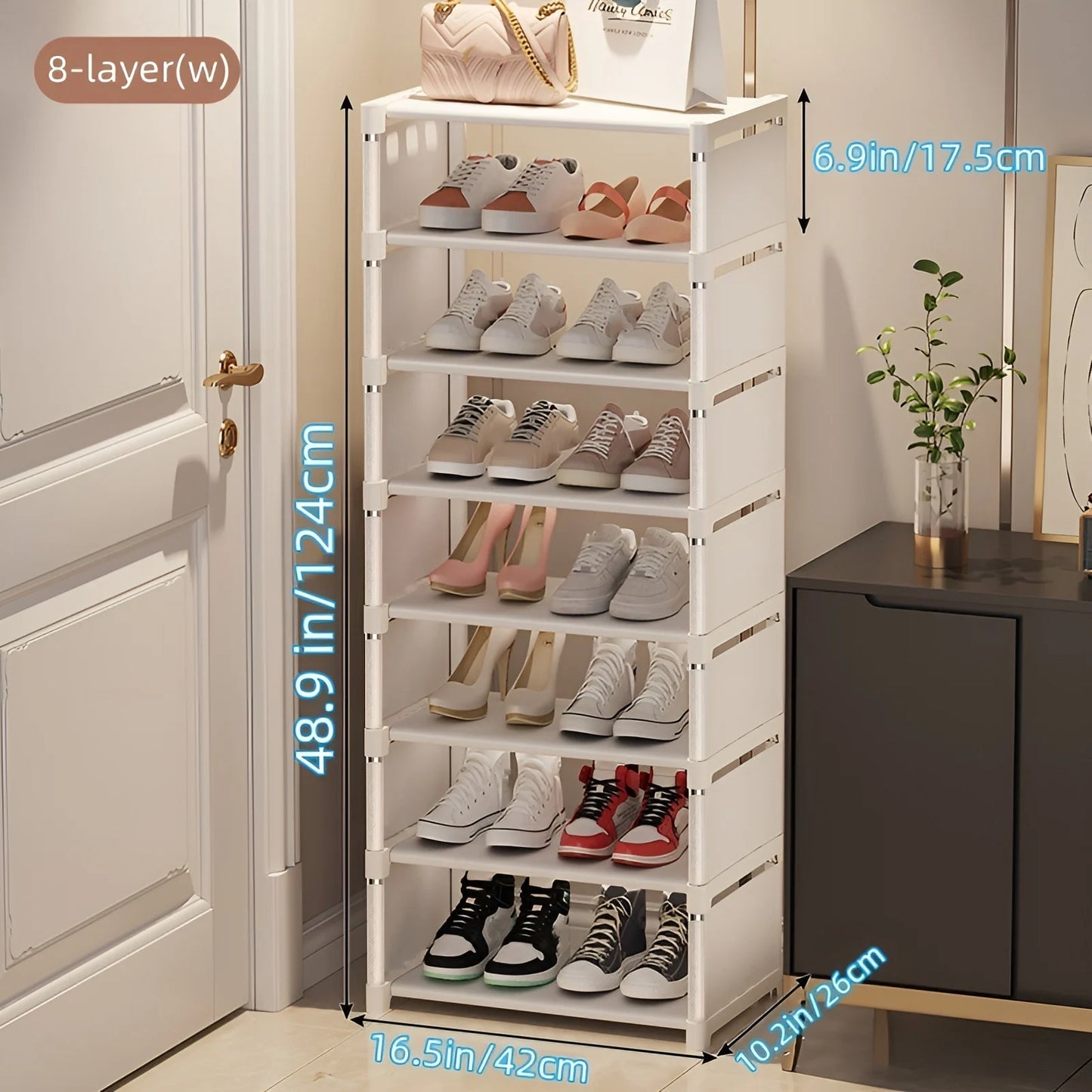 Space-Saving 6/8 Layers Shoe Rack - Ongo24