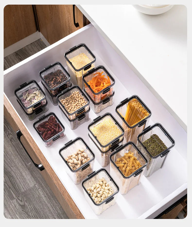 Sealed Kitchen Grain Storage Jars Set - Ongo24