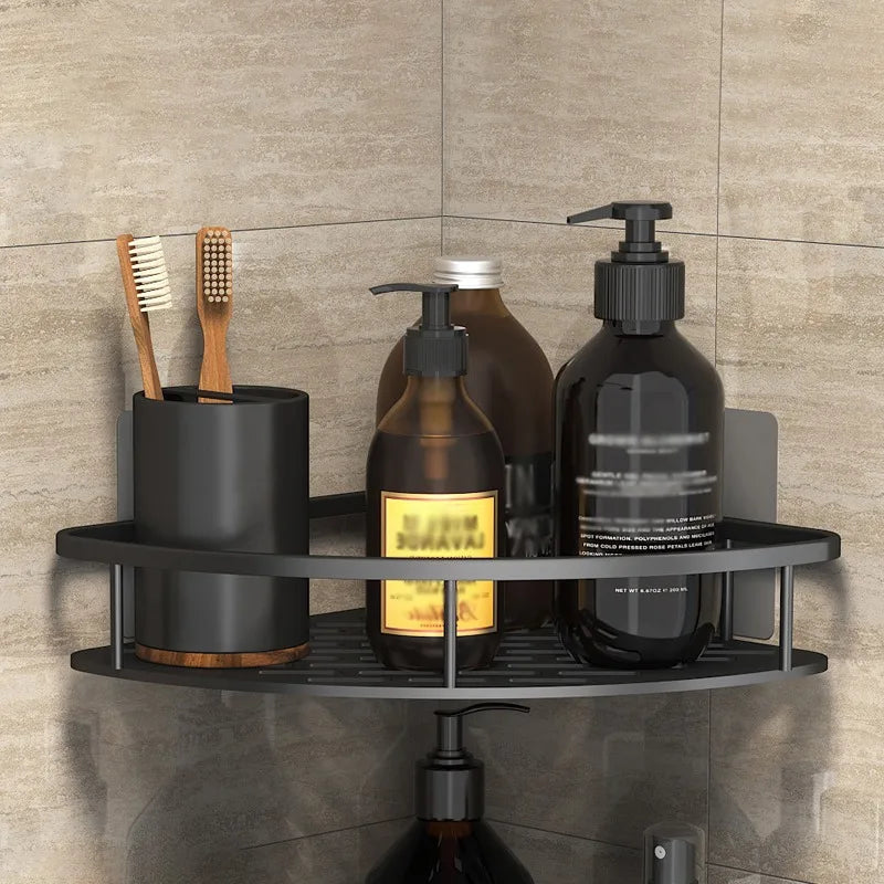 No Drill Wall Mount Bathroom Corner Shelf - Ongo24