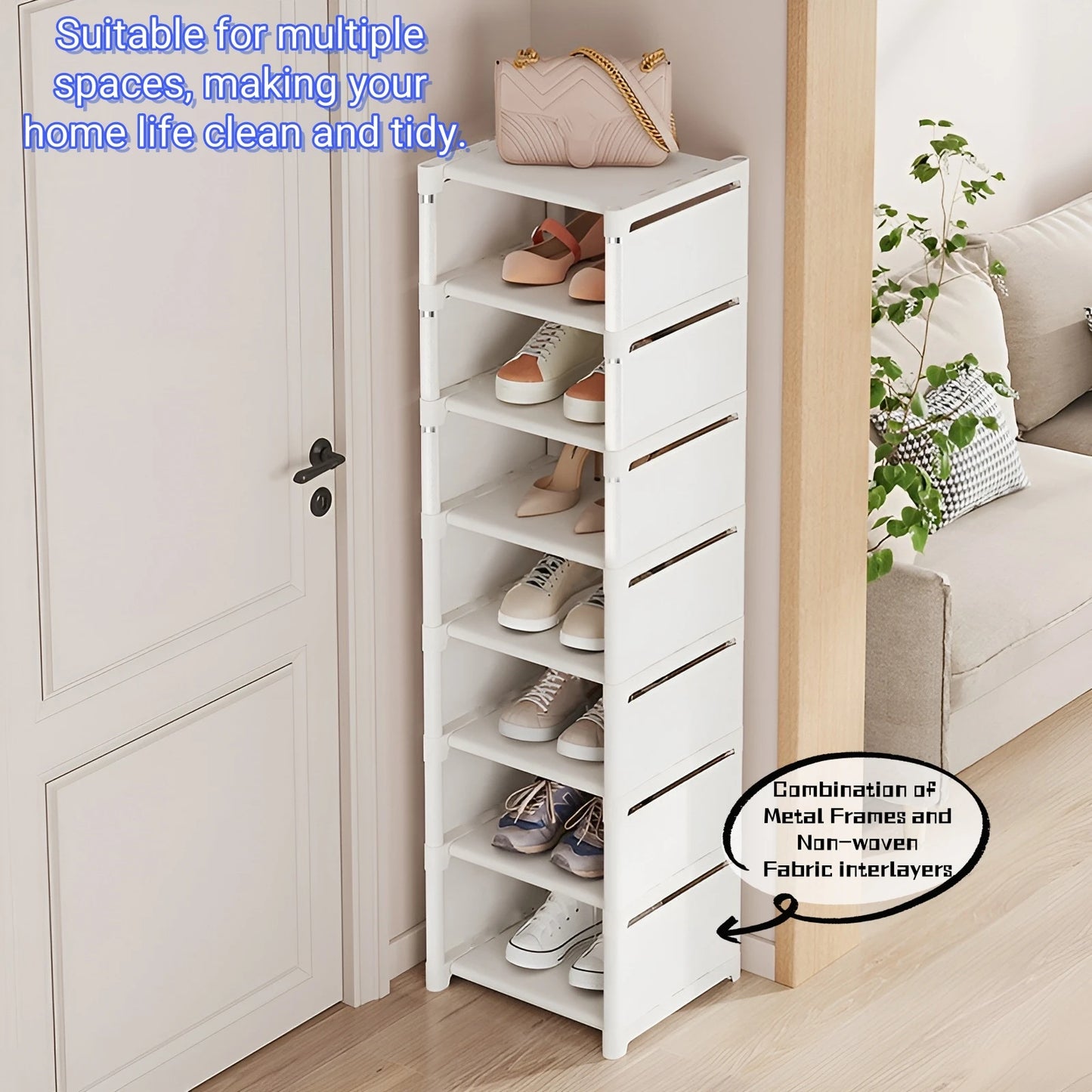 Space-Saving 6/8 Layers Shoe Rack - Ongo24