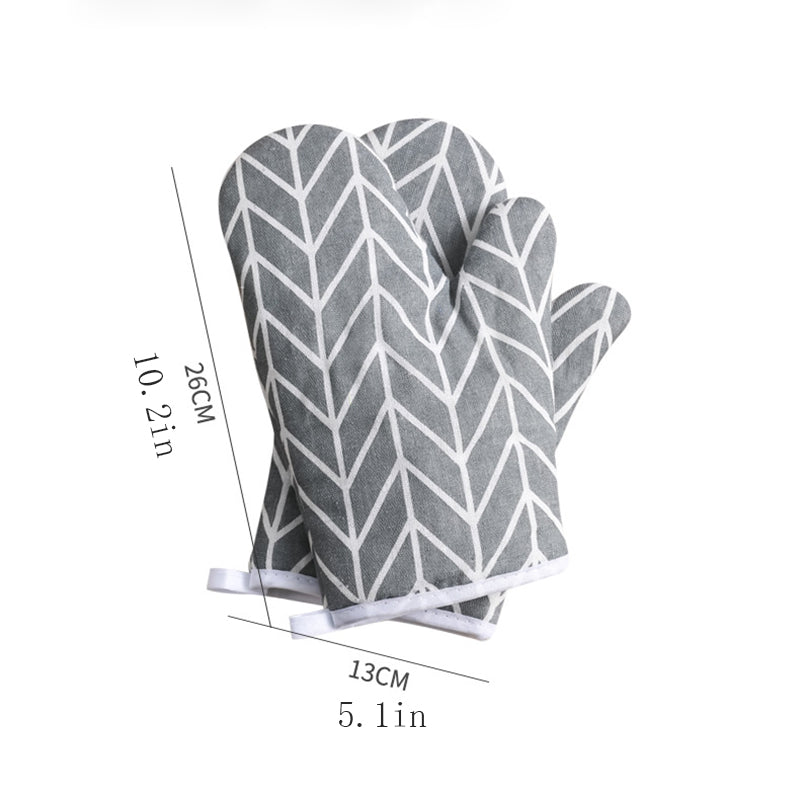 2pcs Heat-Insulating Anti-Scald Oven Gloves - Ongo24