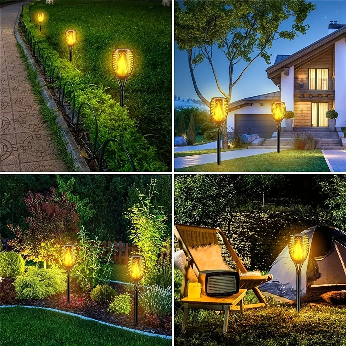 12LED Solar Flame Torch Light - Ongo24
