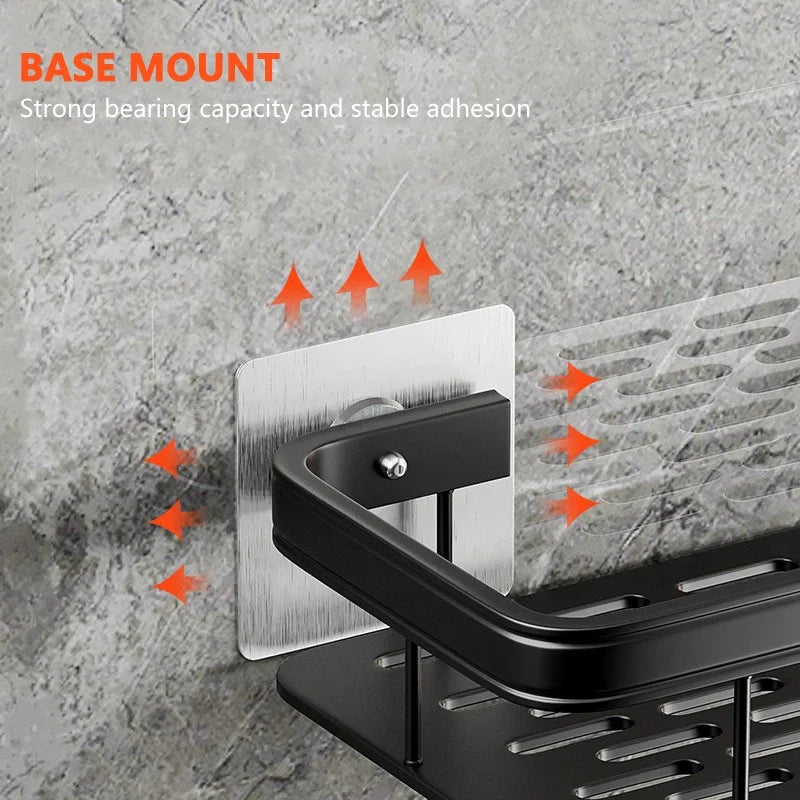 No Drill Wall Mount Bathroom Corner Shelf - Ongo24