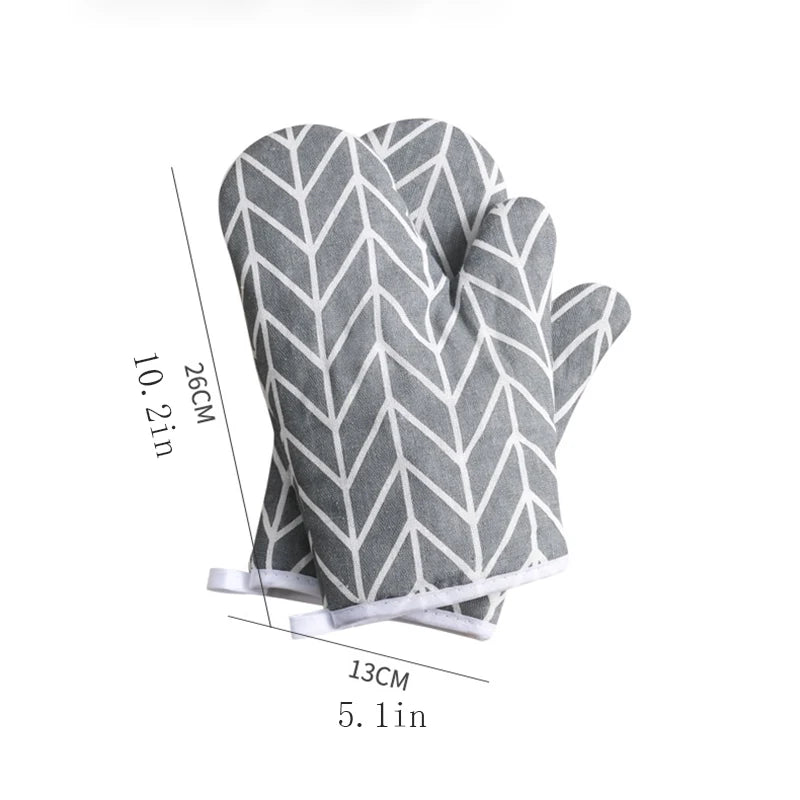2pcs Heat-Insulating Anti-Scald Oven Gloves - Ongo24
