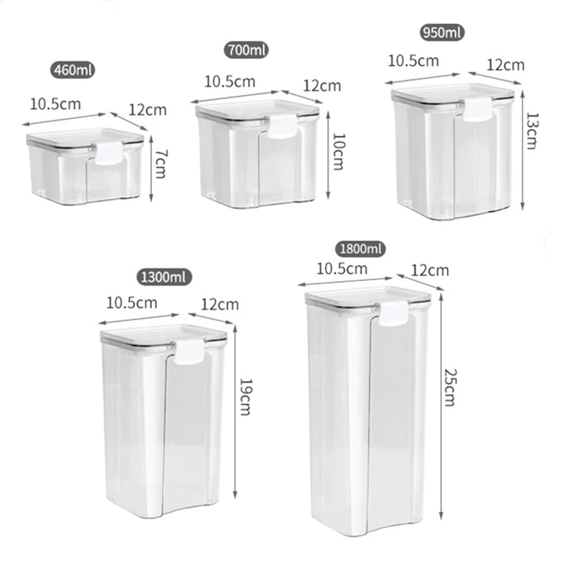 Sealed Kitchen Grain Storage Jars Set - Ongo24