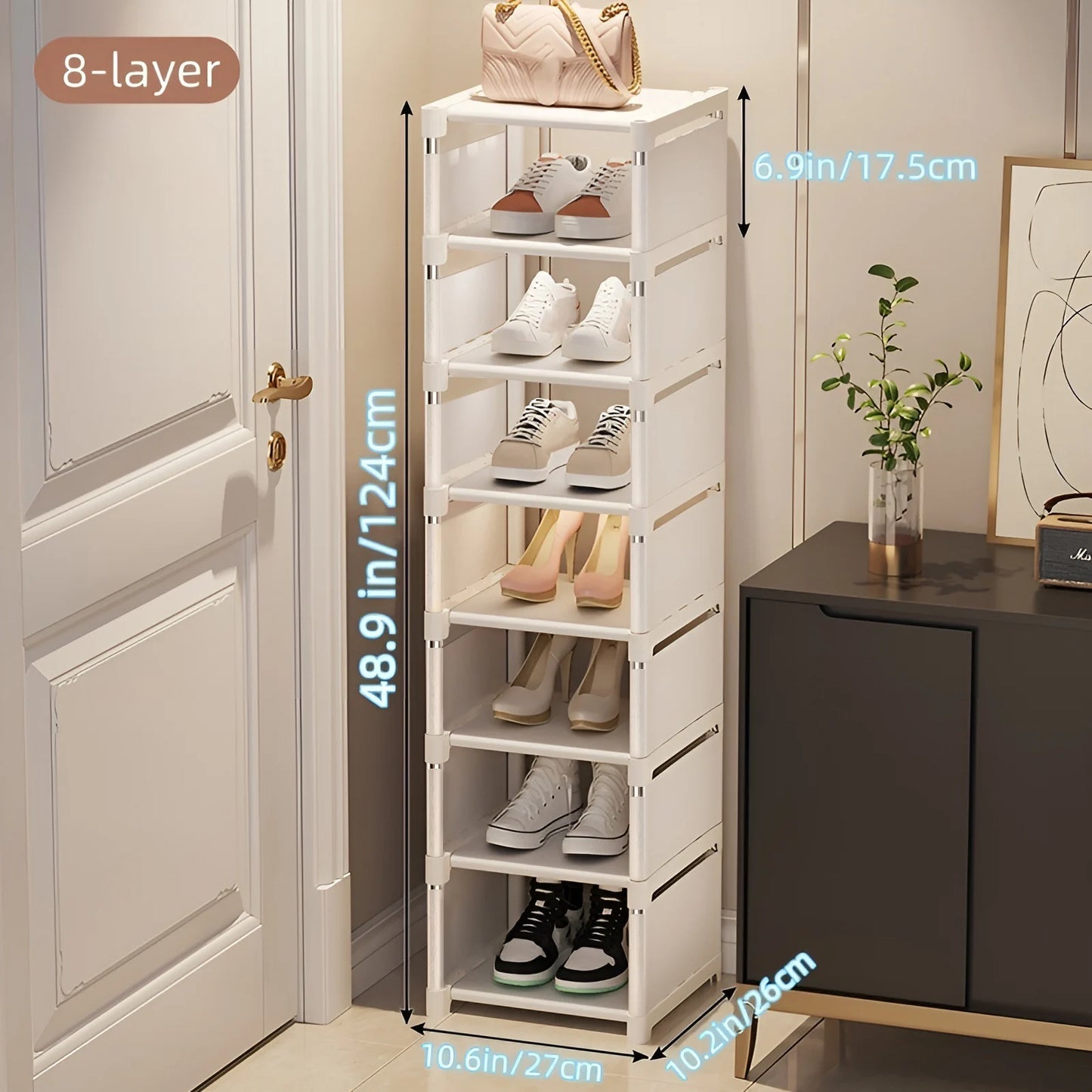 Space-Saving 6/8 Layers Shoe Rack - Ongo24