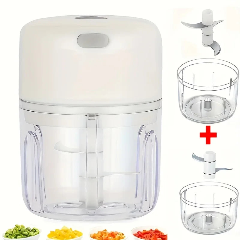 Electric Food Chopper Mini Garlic Masher - Ongo24