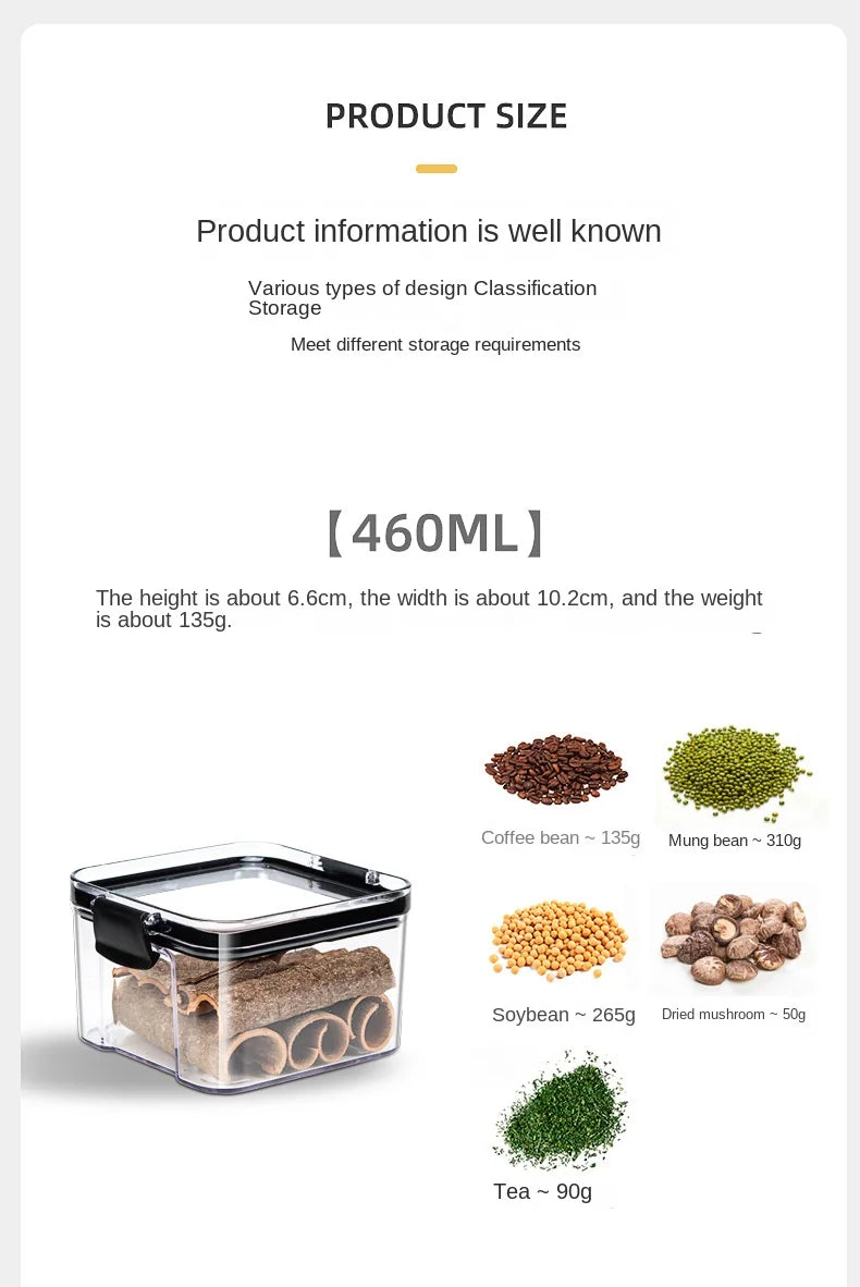 Sealed Kitchen Grain Storage Jars Set - Ongo24