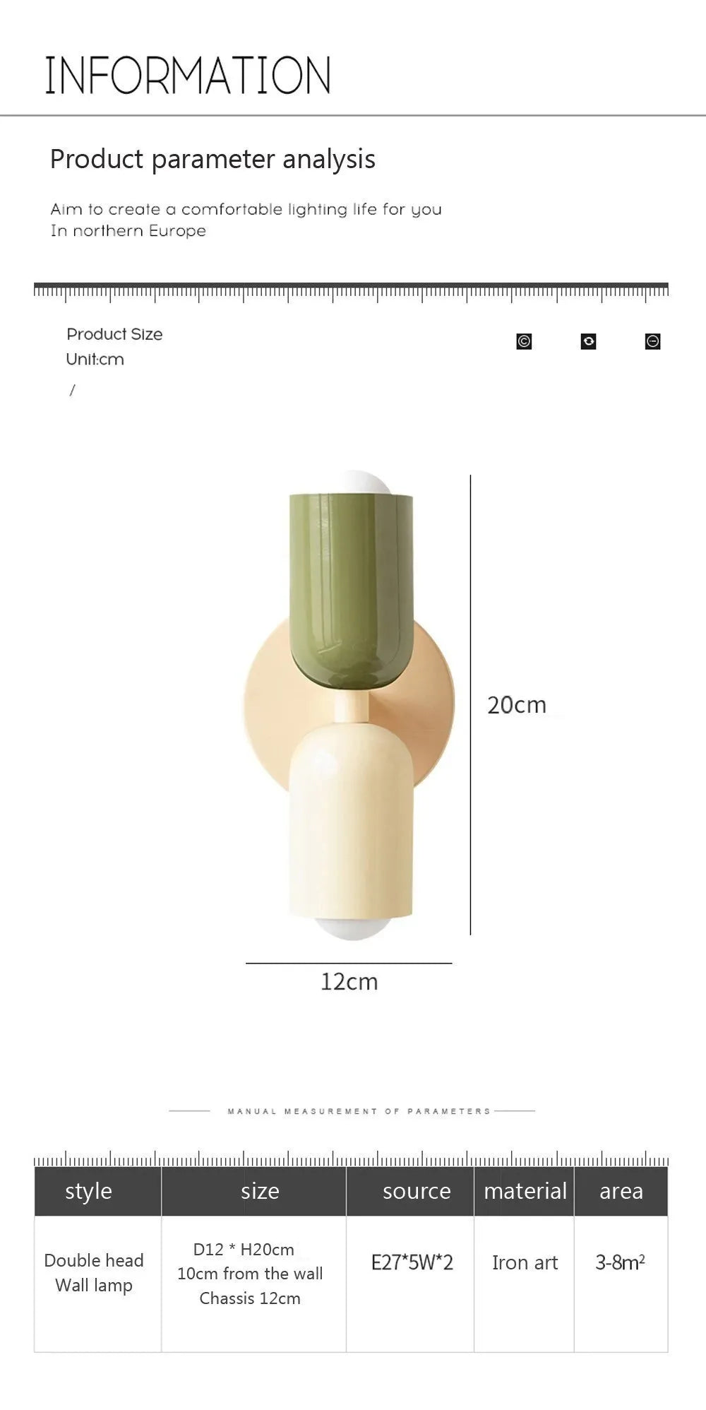 Modern Nordic LED Wall Lamp - Ongo24