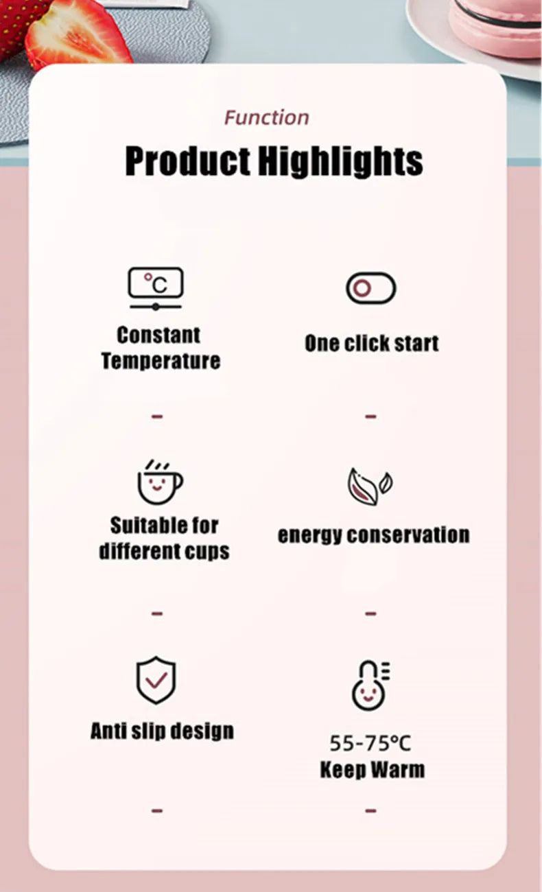 USB Thermostatic Heating Coaster - Ongo24