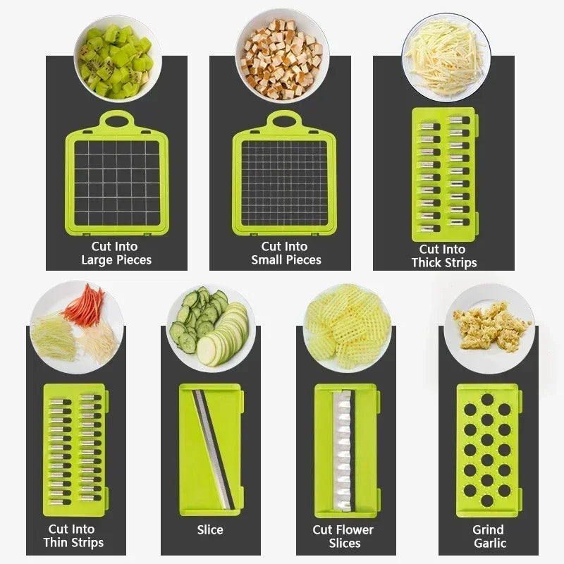 14-in-1 Multifunctional Vegetable Chopper