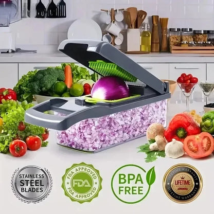 14-in-1 Multifunctional Vegetable Chopper