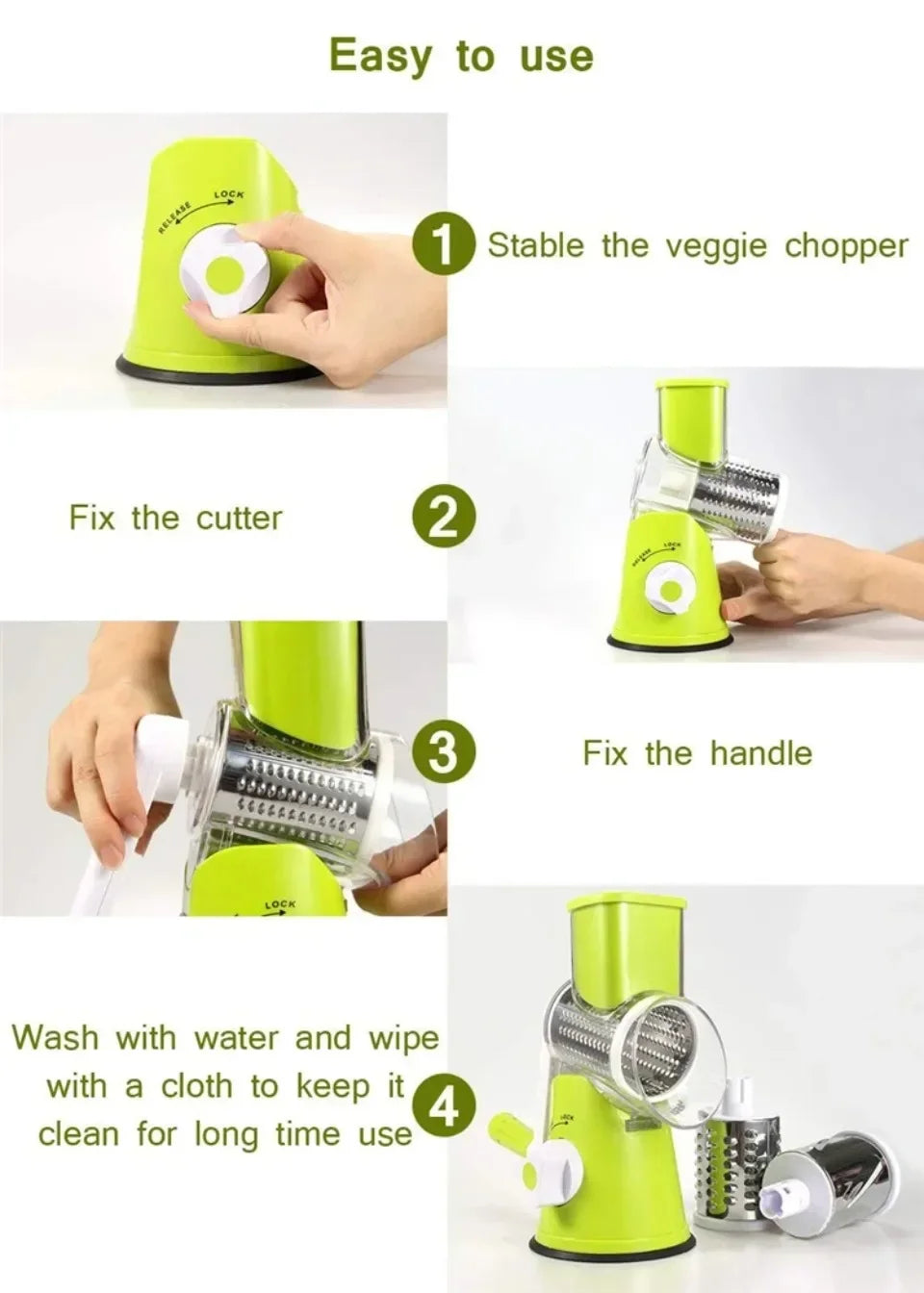 Manual Vegetable Cutter & Slicer