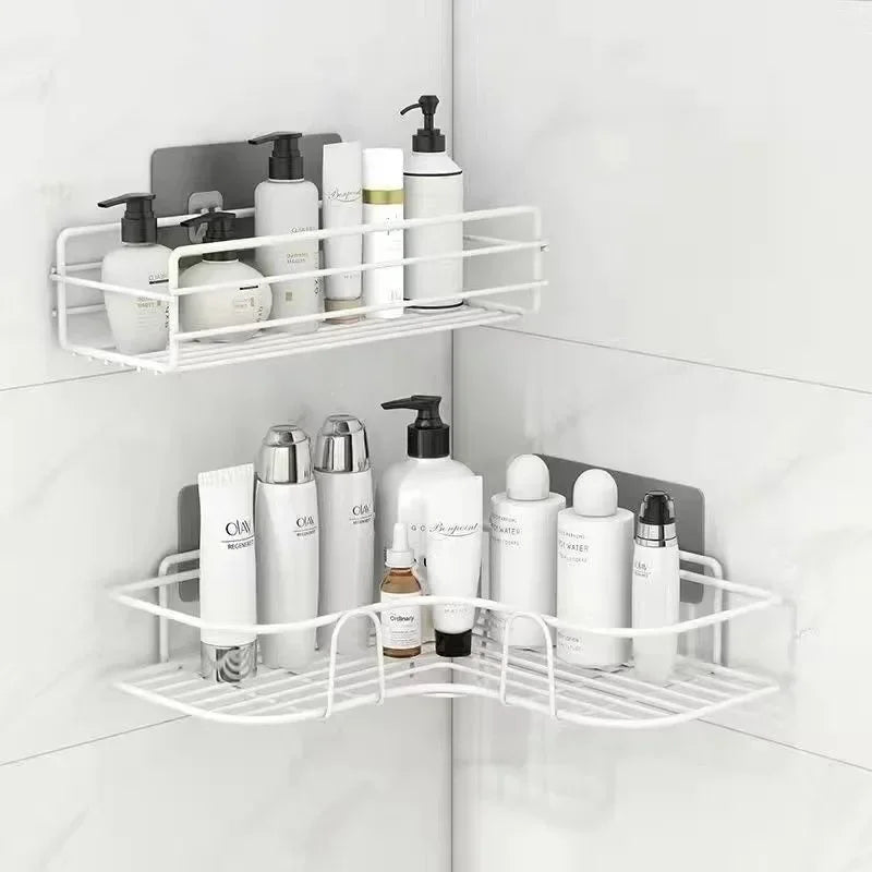 Floating Wall Shelf Metal Organizer Cart