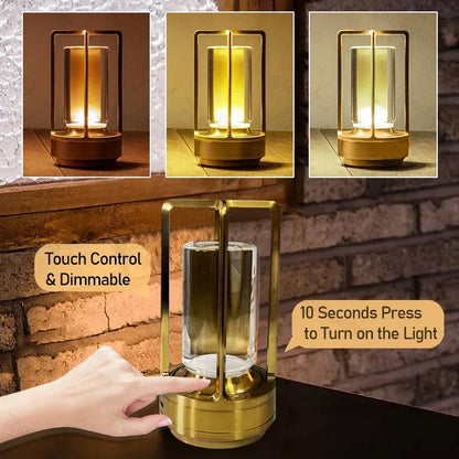 Cordless Retro LED Table Lamp