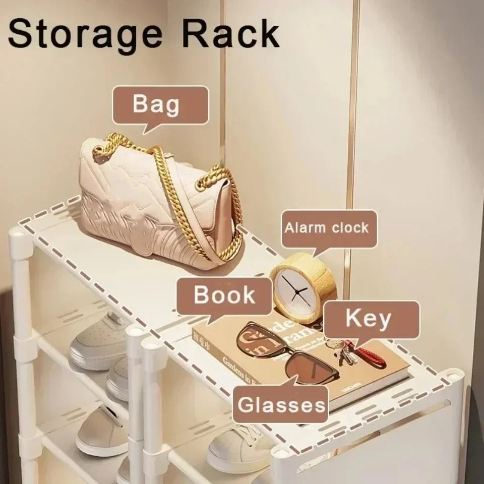 Stackable Multiple Layers Shoe Organizer Rack