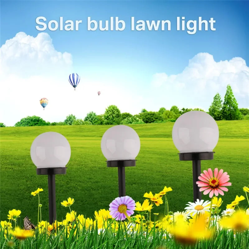 Solar Powered LED Bulb Lamp