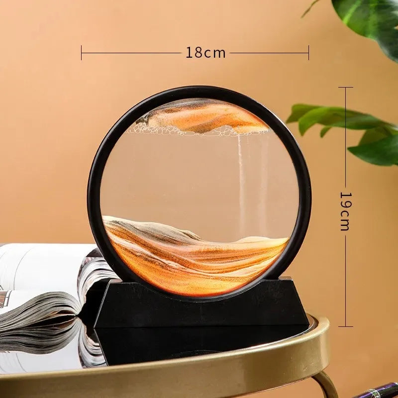 3D Moving Sand Art Hourglass