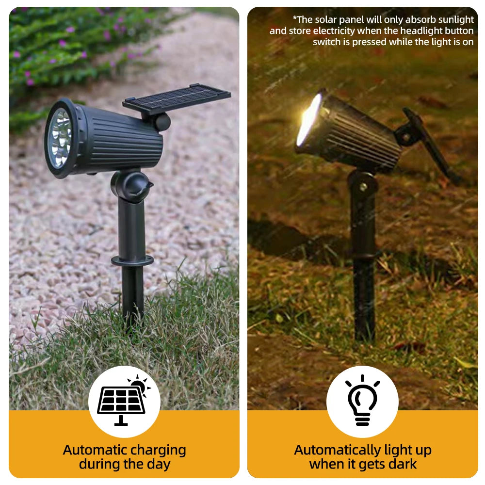 9 LED Solar Spot Lights