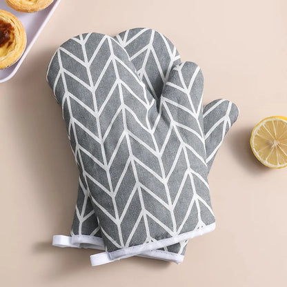 2pcs Heat-Insulating Anti-Scald Oven Gloves