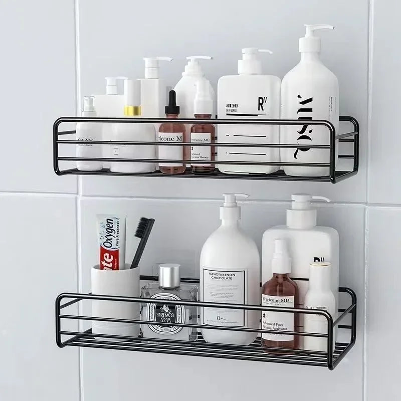 Floating Wall Shelf Metal Organizer Cart