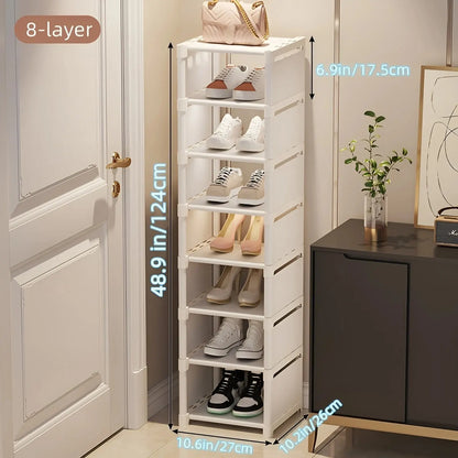 Space-Saving 6/8 Layers Shoe Rack