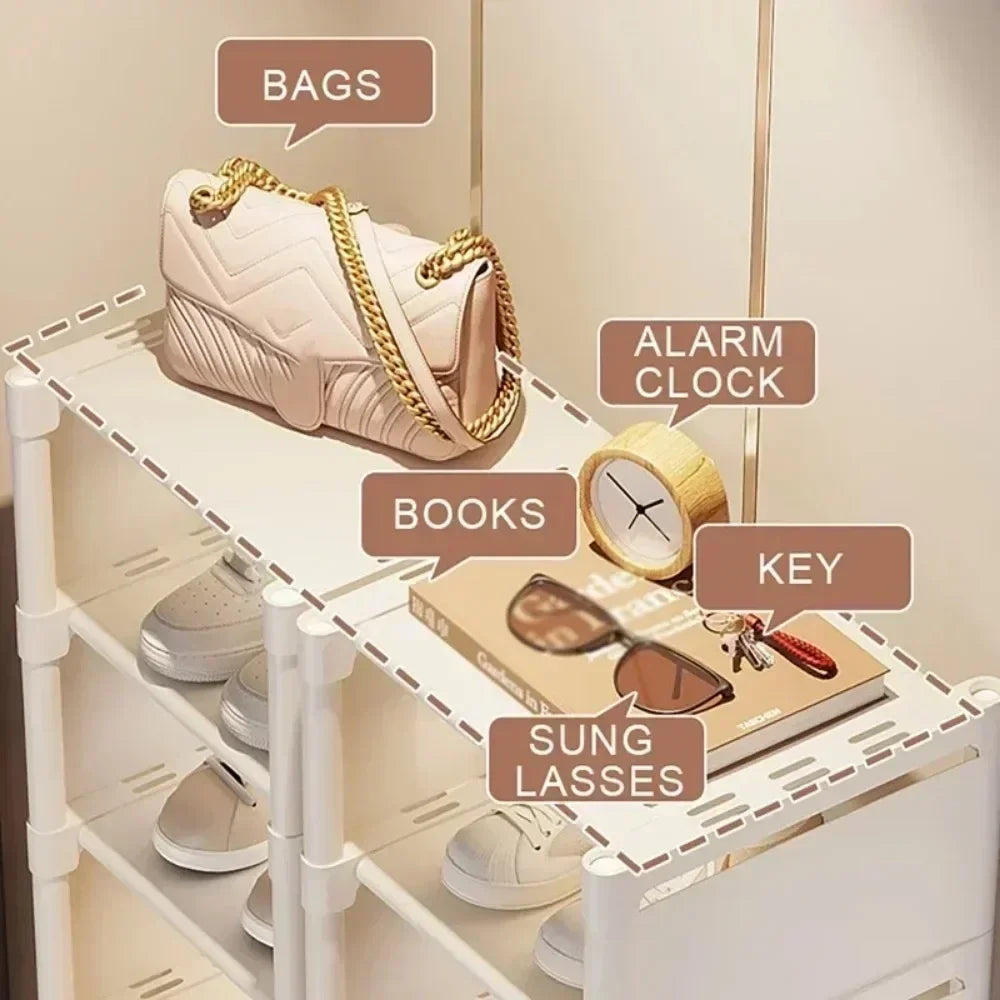 Stackable Multiple Layers Shoe Organizer Rack