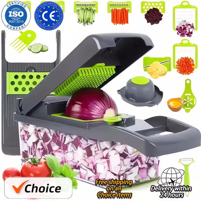 14-in-1 Multifunctional Vegetable Chopper