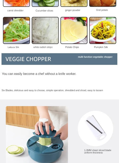 Manual Vegetable Shredder for Carrots