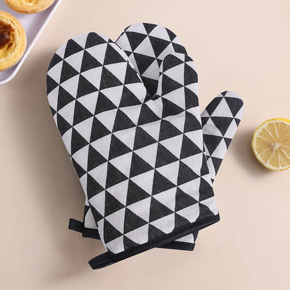 2pcs Heat-Insulating Anti-Scald Oven Gloves