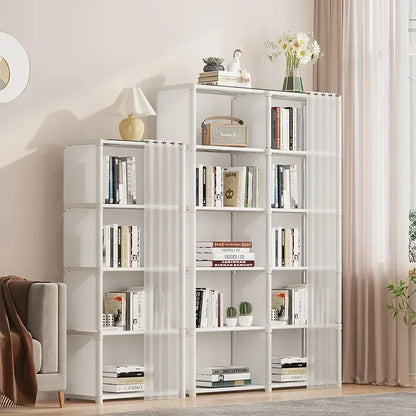6/5 Layers Dustproof Wardrobe Storage Cabinet Bookshelf - Ongo24