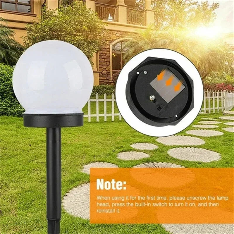 Solar Powered LED Bulb Lamp