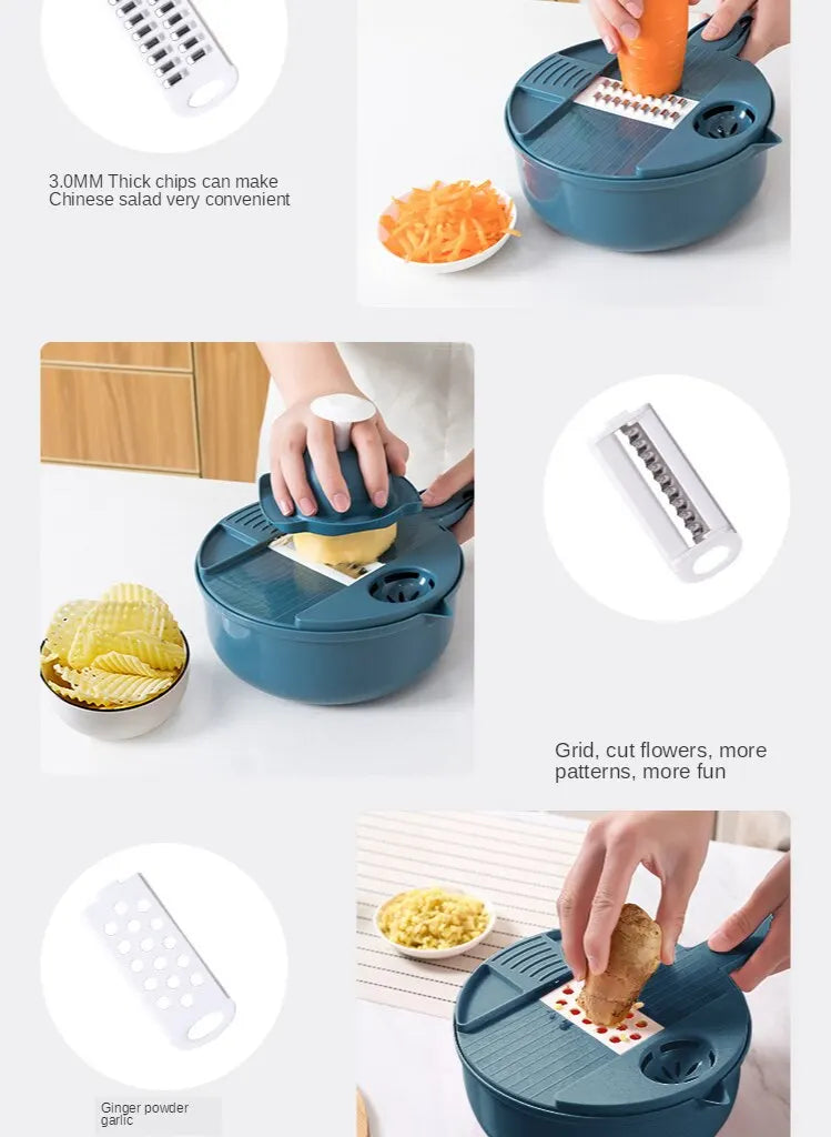 Manual Vegetable Shredder for Carrots