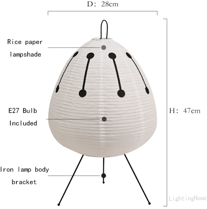 Akari Wabi-Sabi Yong Table Lamp