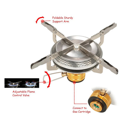 Ultralight Portable Camping Gas Stove