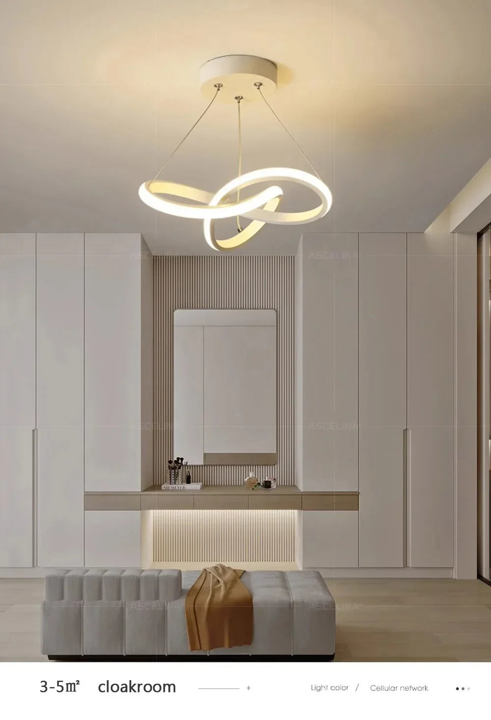 Nordic Gold LED Pendant Light