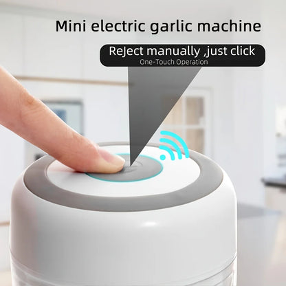 Electric Food Chopper Mini Garlic Masher